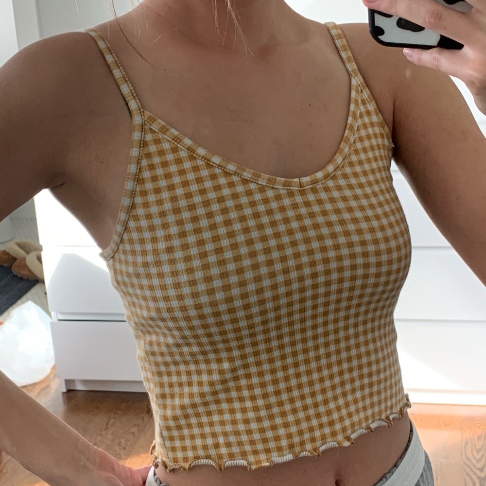 Checkered tank top